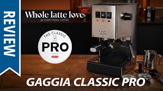 Review Gaggia Classic Pro Espresso Machine [upl. by Avon]