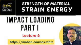 06 Strain energy impact loading Part I [upl. by Hamon240]