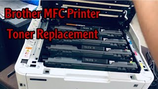 Replace the Toner Cartridge on Brother printer [upl. by Ednarb826]