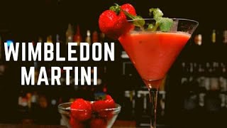 Strawberries meets Cream  WIMBLEDON MARTINI COCKTAIL Recipe [upl. by Etam]