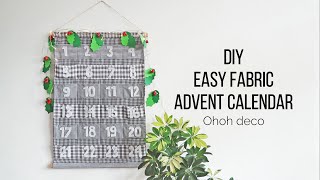 Fabric advent Calendar DIY [upl. by Jr]