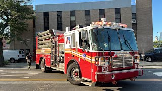 FDNY SUPER RARE Super Pumper 1 Responds from Quarters to 1086 Foam Operations [upl. by Phaidra]