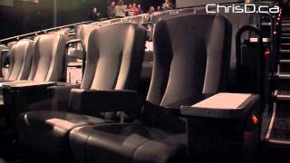 Cineplexs New VIP Cinema  October 30 2012  Winnipeg Manitoba [upl. by Bazluke]