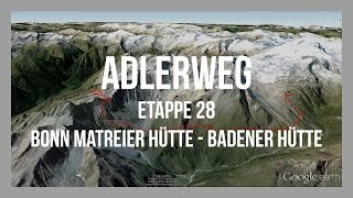 Adlerweg Osttirol Etappe 28  Bonn Matreier Hütte  Badener Hütte  Wandern Tirol  GPSTrack [upl. by Idleman]