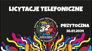 Licytacje telefoniczne  WOŚP Przytoczna  2024 [upl. by Eerdua]