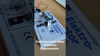 Funktionsweise eines einfachen Elektromotors erklärt elektromotor elektrotechnikpodcast [upl. by Drofub504]