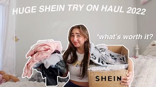 HUGE SHEIN TRY ON HAUL 2022brutally honest review [upl. by Sucramrej]