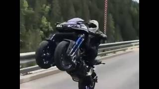 Yamaha NIKEN 2018 power wheelie [upl. by Jeddy535]