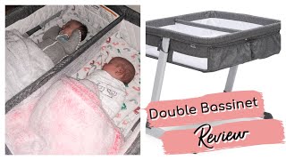 Delta Children By The Bed City Sleeper Bassinet for Twins  Twin Mom Honest Review [upl. by Raasch]