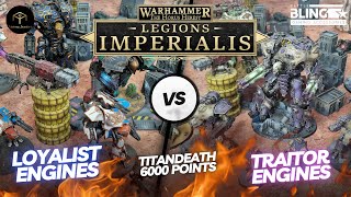 Legions Imperialis  Titandeath Battle Report  6000 Points [upl. by Mauro]