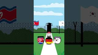 Main ally of North and South Korea countryballs korea usa russia germany china [upl. by Monda]