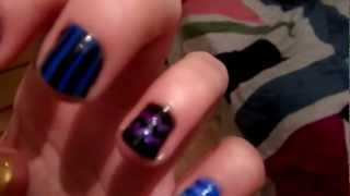 Homestuck Eridan Ampora Nail Art [upl. by Fugere391]