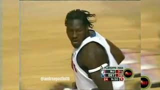 2004 Playoffs ECSF Game 1  New Jersey Nets at Detroit Pistons  Full Highlights [upl. by Euqinommod]