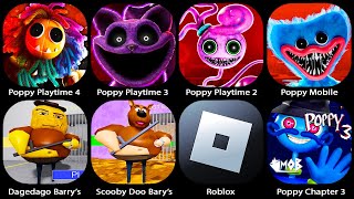 Poppy Playtime Chapter 2 3 4 MobilePoppy PlaytimeRobloxNEW DAGEDAGO BARRYS PRISON RUN [upl. by Eolhc]