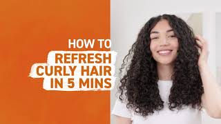 How to Refresh Curls in Under 5 Minutes  Curlsmith [upl. by Shandee197]