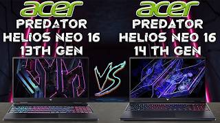 Acer Predator Helios Neo 16 2023 vs 2024  Full Tech Comparison [upl. by Bettina]