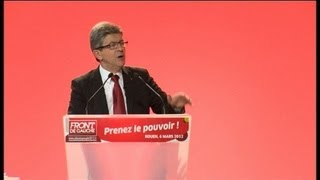 La Course 2012  Mélenchon à 10 dintention de vote pour la première fois [upl. by Nostaw]