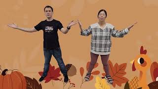 Gobble Gobble Groove with Mr Joseph amp Teacher Kim [upl. by Aloel47]