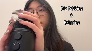 ASMR  Mic Rubbing amp GrippingCupping Part 2 [upl. by Wescott126]