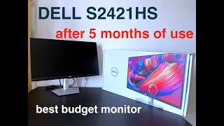 Dell monitor S2421HS review after 5 months of use  Compare display MacBook Air M1 vs Dell monitor [upl. by Anairt56]