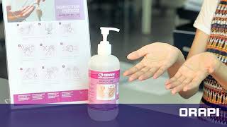 ORAPI 1875 MANEKLINE GHA  Hydroalcoholic Gel For Hand Disinfection [upl. by Akerboom]