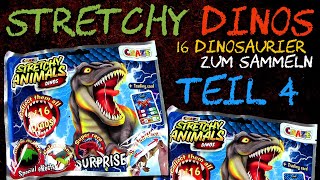 Craze ® Stretchy Animals Dinos  16 Dinosaurier zum sammeln  Teil 4  Der SUPER RARE TREX [upl. by Osher693]