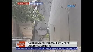 GMA NEWS COVID19 BULLETIN Part of Makati building collapses no one hurt [upl. by Bills779]