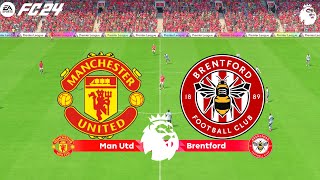 FC 24  Manchester United vs Brentford  English Premier League 2425  PS5™ Full Gameplay [upl. by Grail69]