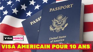 VISA TOURISTE AMERICAIN POUR 10 ANS [upl. by Lozano]