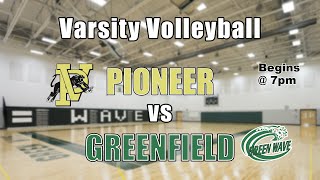 Varsity Volleyball at Greenfield  Sept 6 2024 [upl. by Ahsinid]