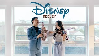 DISNEY MEDLEY Saxophone and Violin duet by Desmond Amos amp Kezia Amelia [upl. by Viola484]