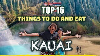 Top 16 Things To Do and Eat in HAWAII KAUAI TRAVEL GUIDE from a Hawaiian Travel amp Eat Like a Local [upl. by Alli]