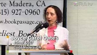 Joyce Carol Oates  On Writing Characters [upl. by Elehcin230]