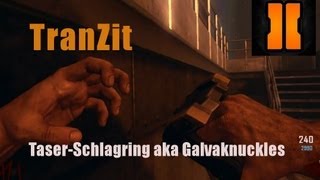 Black Ops 2  TranZit  TaserSchlagring aka Galvaknuckles auf dem Dach vom Diner HD [upl. by Rakel146]