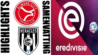 Heracles Almelo vs Almere City Samenvatting 00  Eredivisie 20242025 [upl. by Meela777]