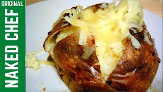 JACKET POTATO  Oven baked potatoes recipe  How to make [upl. by Arraic]