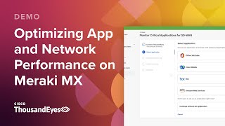 Optimizing Network and App Performance With ThousandEyes on Meraki MX [upl. by Runkel]