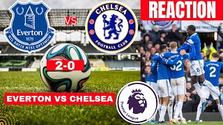 Everton vs Chelsea 20 Live Stream Premier League EPL Football Match Score reaction Highlights Vivo [upl. by Delphine]