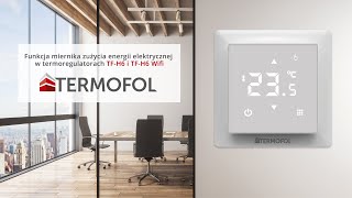 Funkcja miernika zużycia energii elektrycznej w termoregulatorach TFH6 i TFH6 Wifi [upl. by Amara]