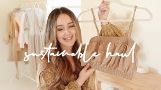 A Sustainable amp Ethical Clothing Haul [upl. by Alberta218]