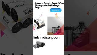 Amazon Brand Presto Oxo Biodegradable Garbage Bagsshorts youtubeshorts viral trending [upl. by Haduj536]