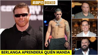 CANELO ÁLVAREZ va a DISCIPLINAR a EDGAR BERLANGA y buscará NOQUEARLO en LAS VEGAS  ESPN Boxeo [upl. by Kurys]