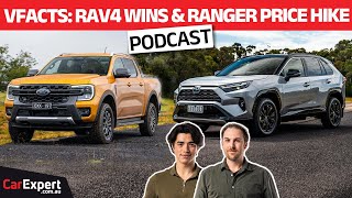 VFACTS April Toyota RAV4 is the new king amp Ford Ranger price hike  The CarExpert Podcast [upl. by Yenots594]