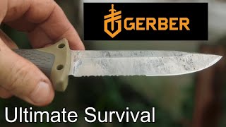 Gerber Ultimate Survival Knife Review [upl. by Yecies]