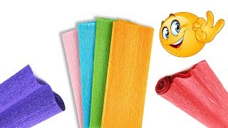 Best use of Crepe Paper  Crepe Paper Craft  Crafts Junction [upl. by Cahra]