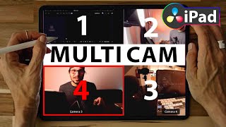 How To Use MULTICAM in DaVinci Resolve iPad [upl. by Godding]