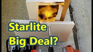 Homemade StarLite Testing Is It a Big Deal  Fire Resistant Material  EyeOnStuff [upl. by Ailec797]