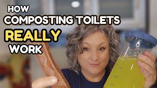 How Composting Toilets REALLY WORK RV Tiny House OFF GRID Boat Nomad No Dump Station Ever [upl. by Drofxer]