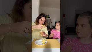 Essen Sie lieber Zitroneneis 🍦🍋 funny video comedy family humor shorts [upl. by Yniattirb]