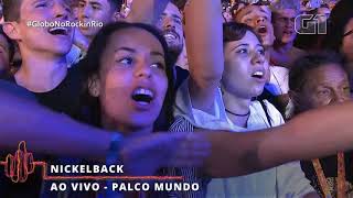 Nickelback  Far Away live Rock in Rio 2019 [upl. by Ellehsem]